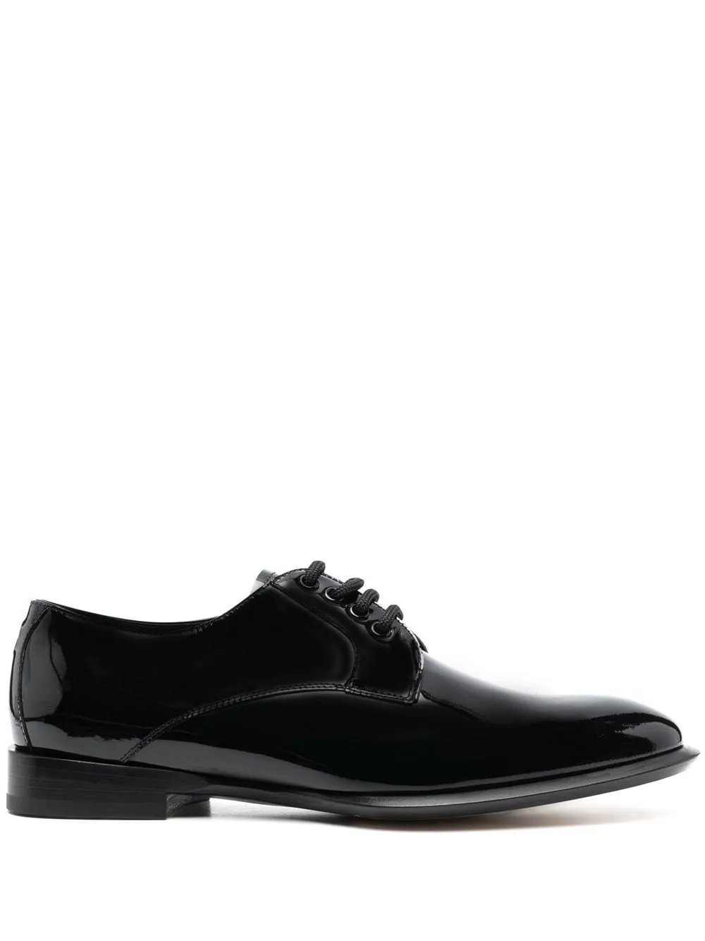 Alexander McQueen Chaussures oxford en cuir verni