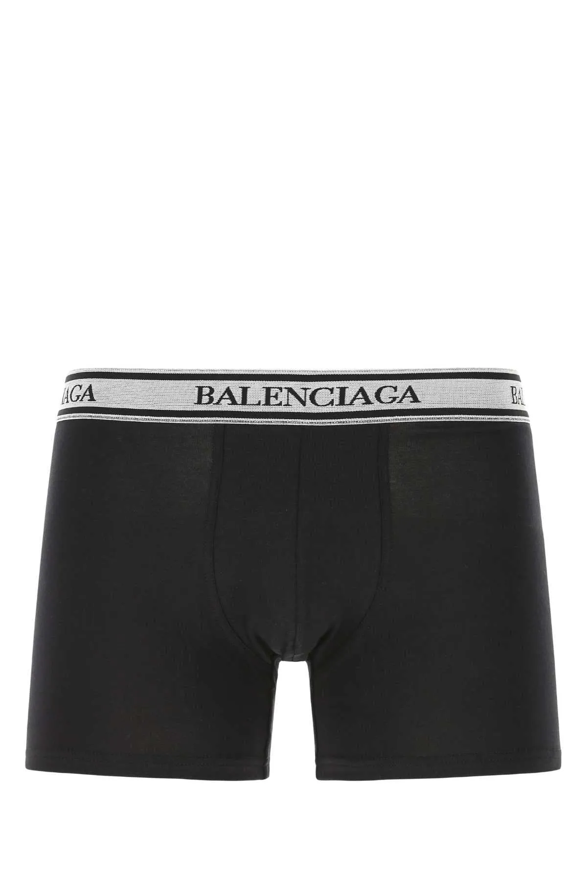 Balenciaga Elastic Logo Waist Boxer Briefs