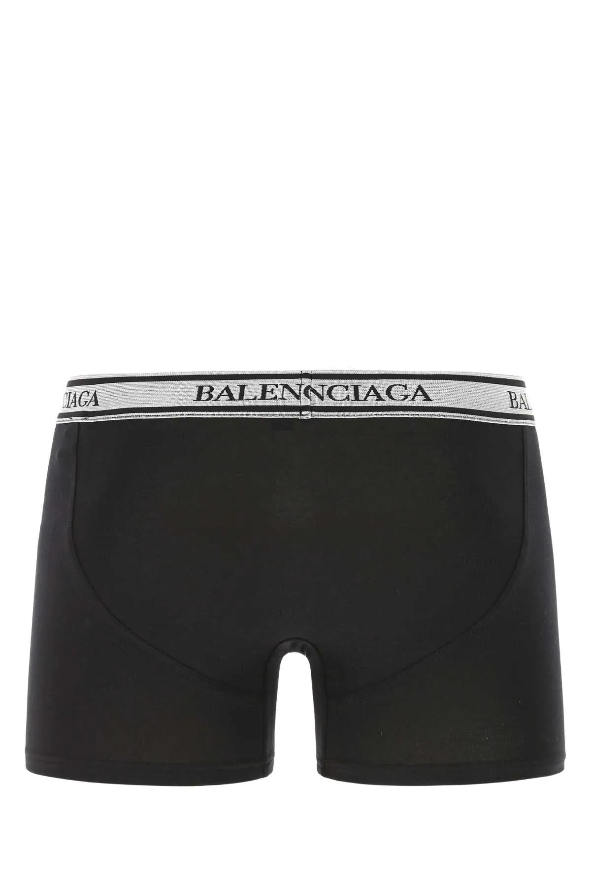 Balenciaga Elastic Logo Waist Boxer Briefs