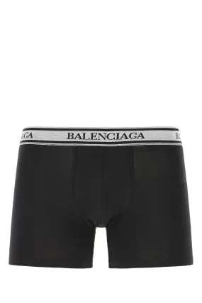 Balenciaga Elastic Logo Waist Boxer Briefs