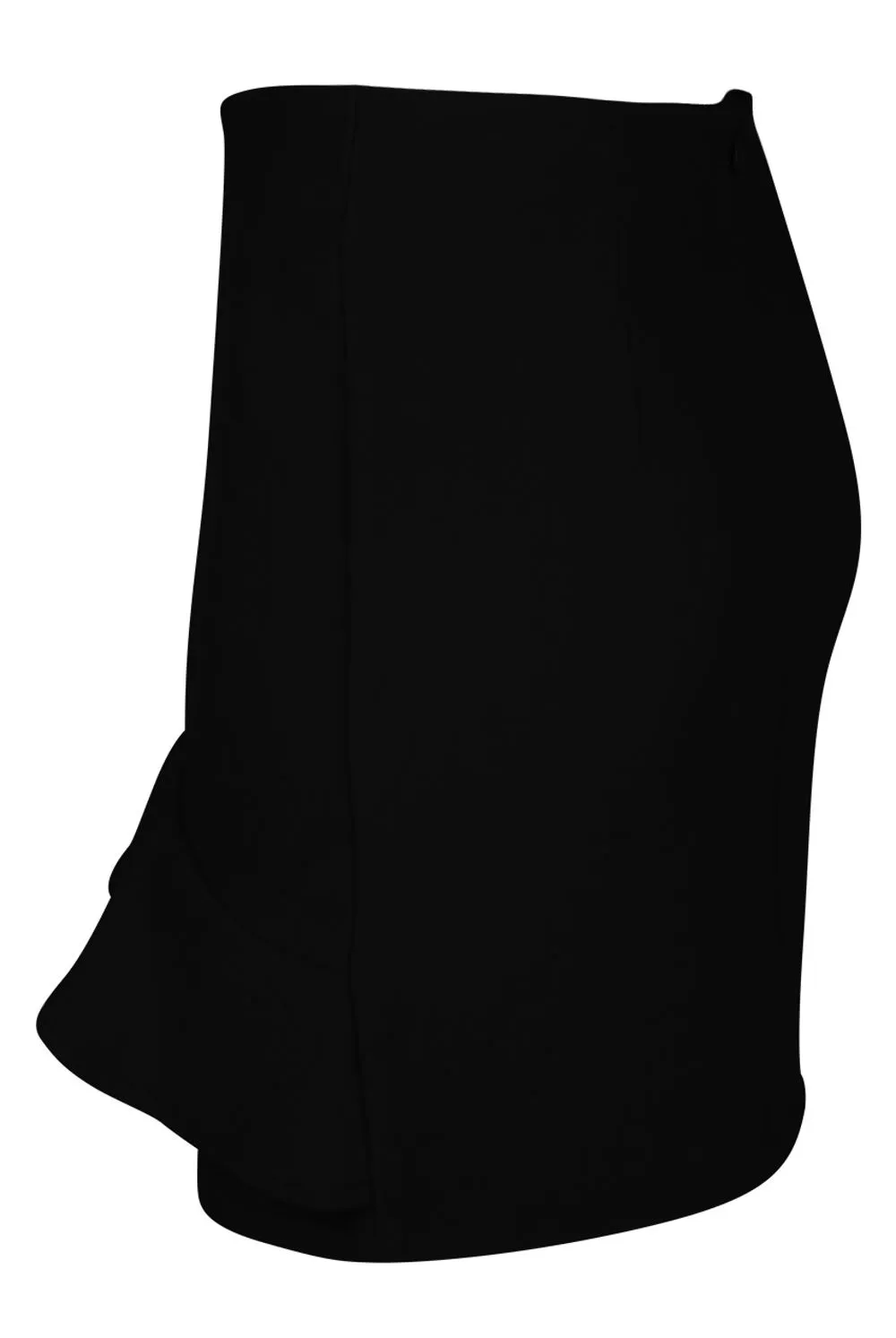 Black Ruffle Tube Skirts