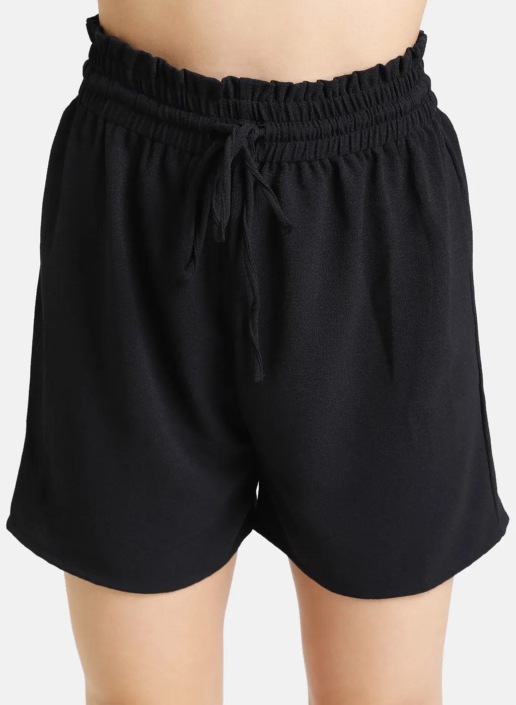 Broad Elastic Waist Band Shorts