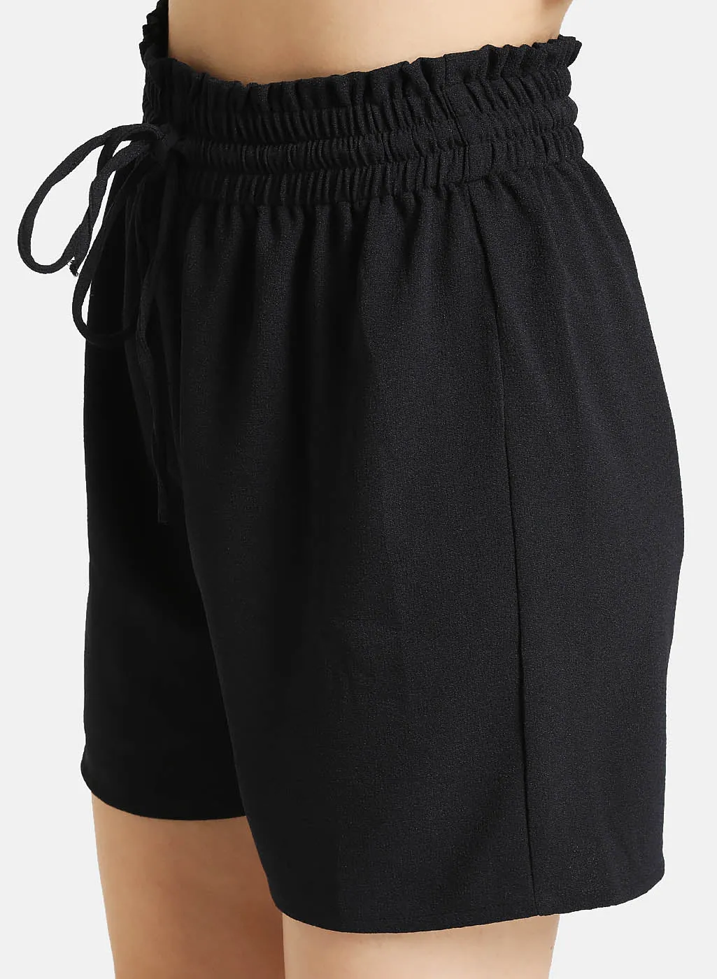 Broad Elastic Waist Band Shorts