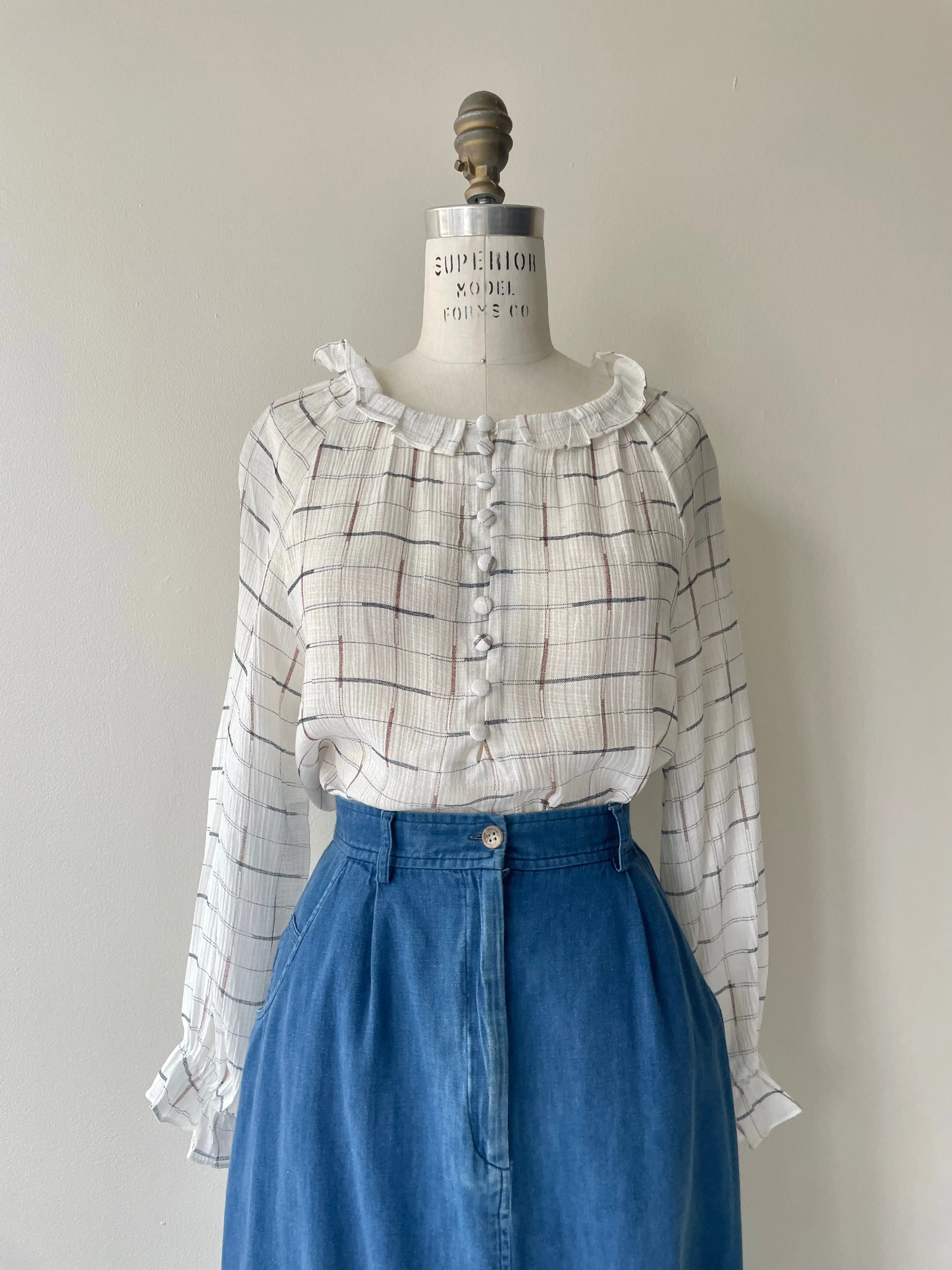 Chambray Trouser Skirt