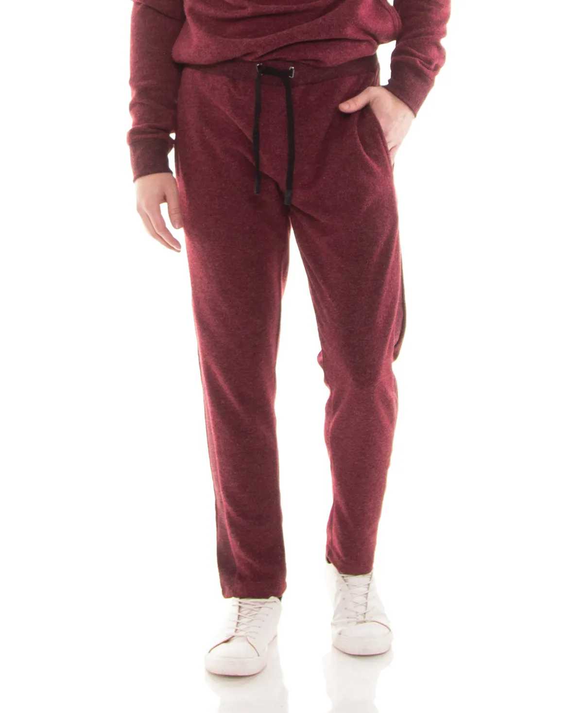 Colton Soft Knit Lounge Pants (Heather Cranberry)