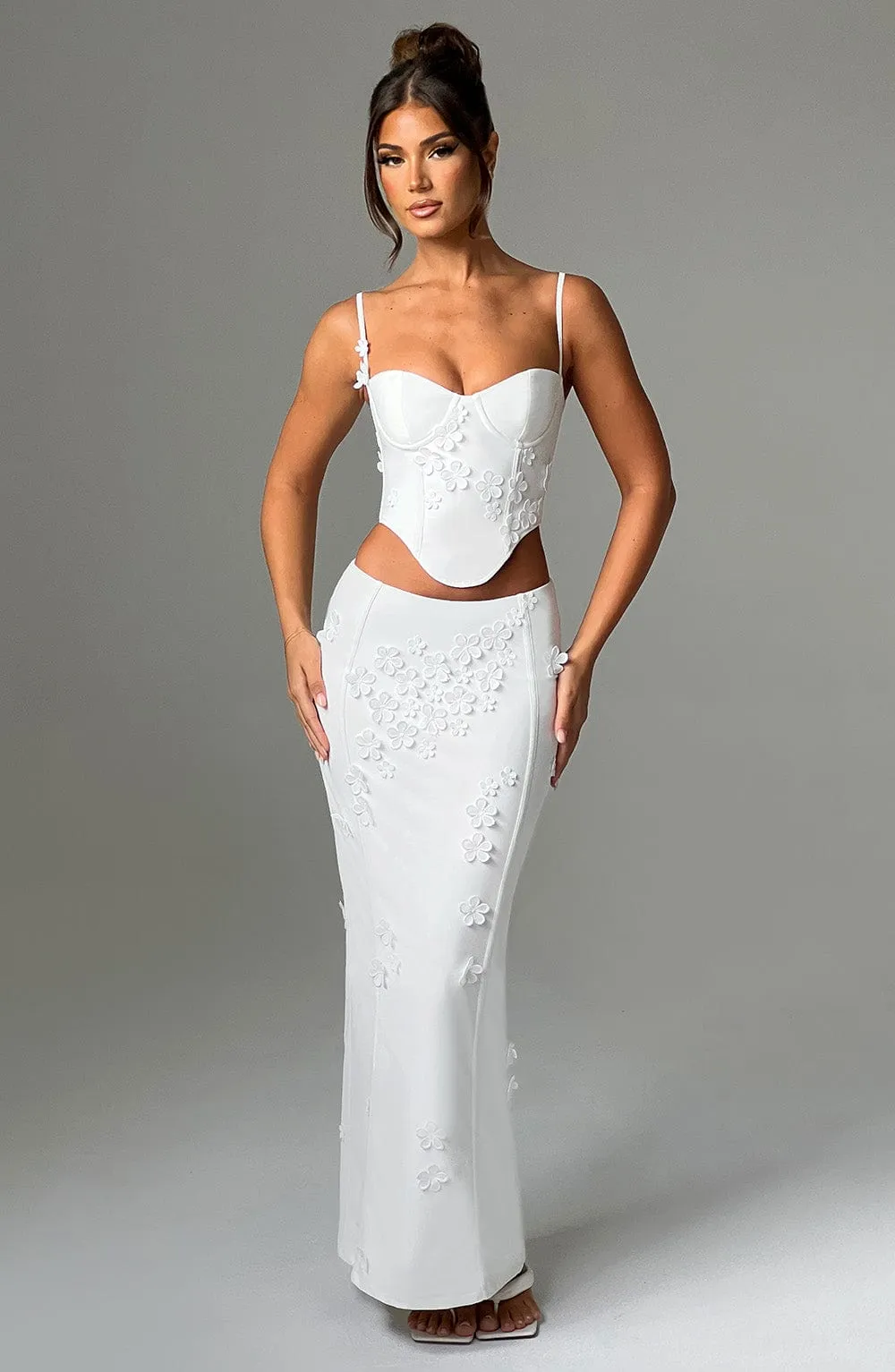 Dalary Maxi Skirt - White