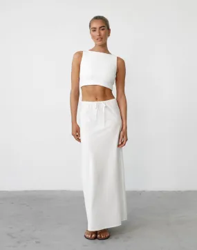 Darna Maxi Skirt (White)