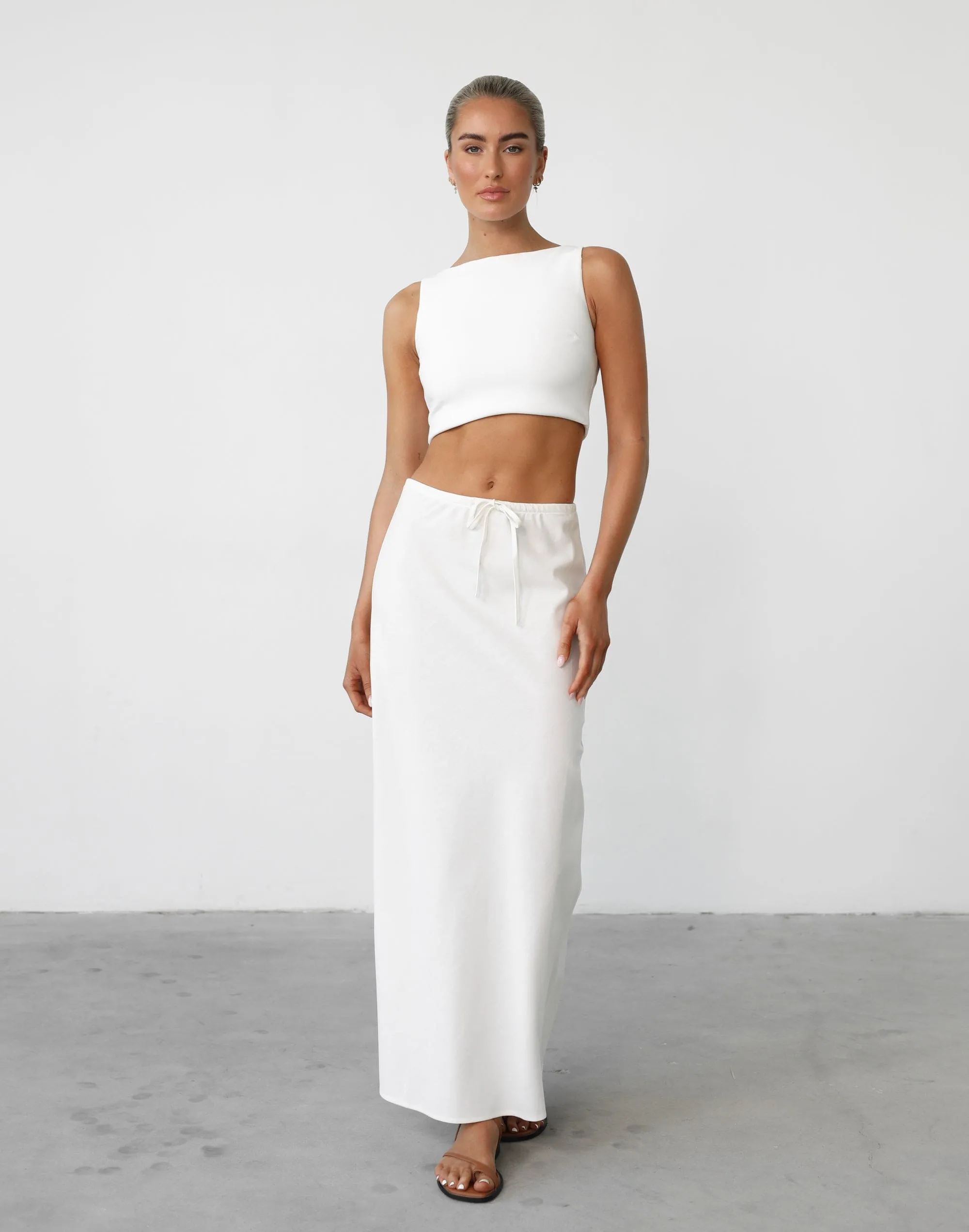 Darna Maxi Skirt (White)