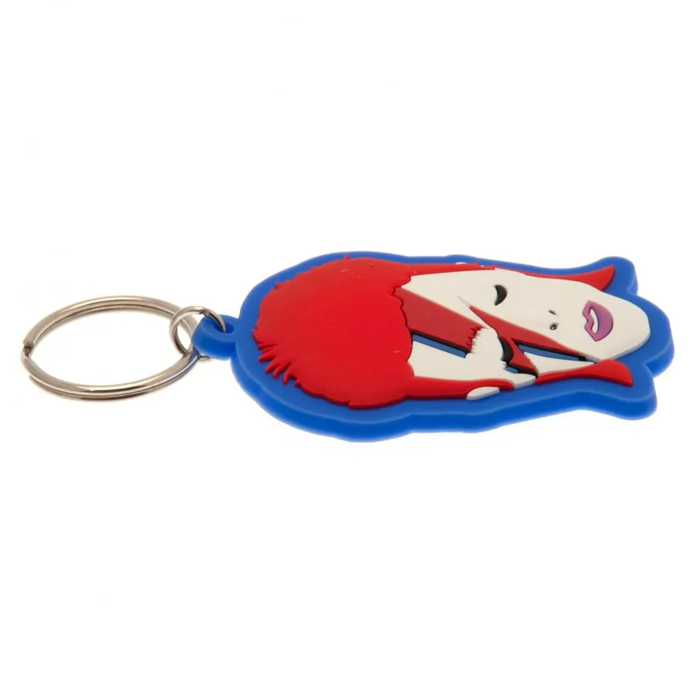 David Bowie PVC Keyring