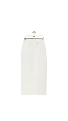 Desconstructed Skirt - White