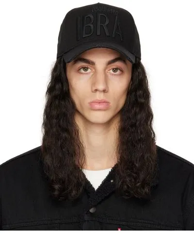 DSQUARED2 Black Ibra Baseball Cap