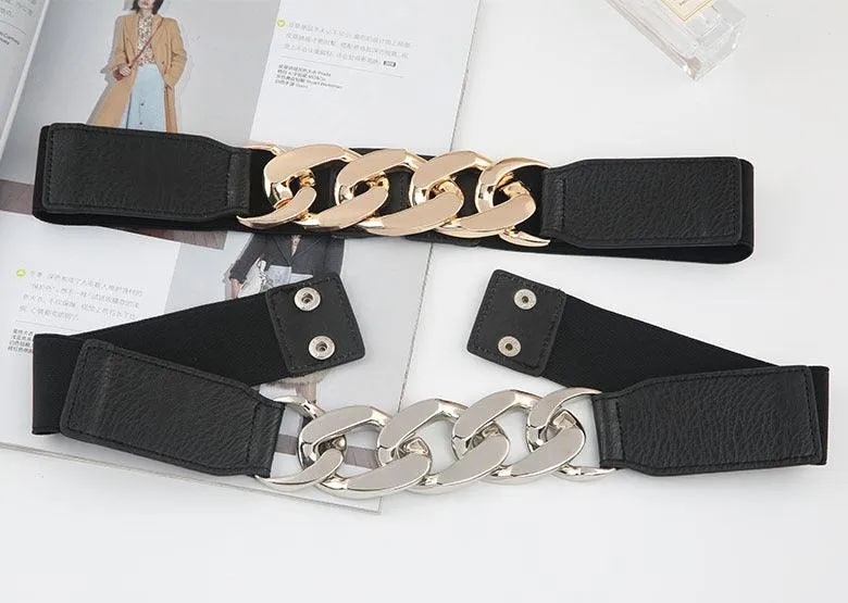 Elastic Metal Waist Belt