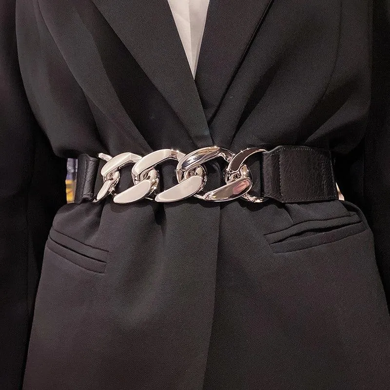 Elastic Metal Waist Belt