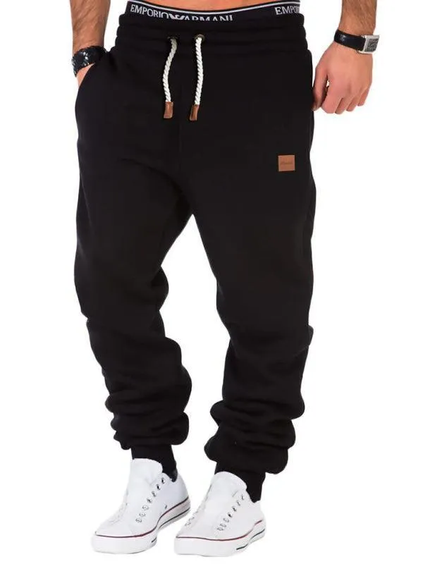 Elastic Waist Sports Men Sweatpants