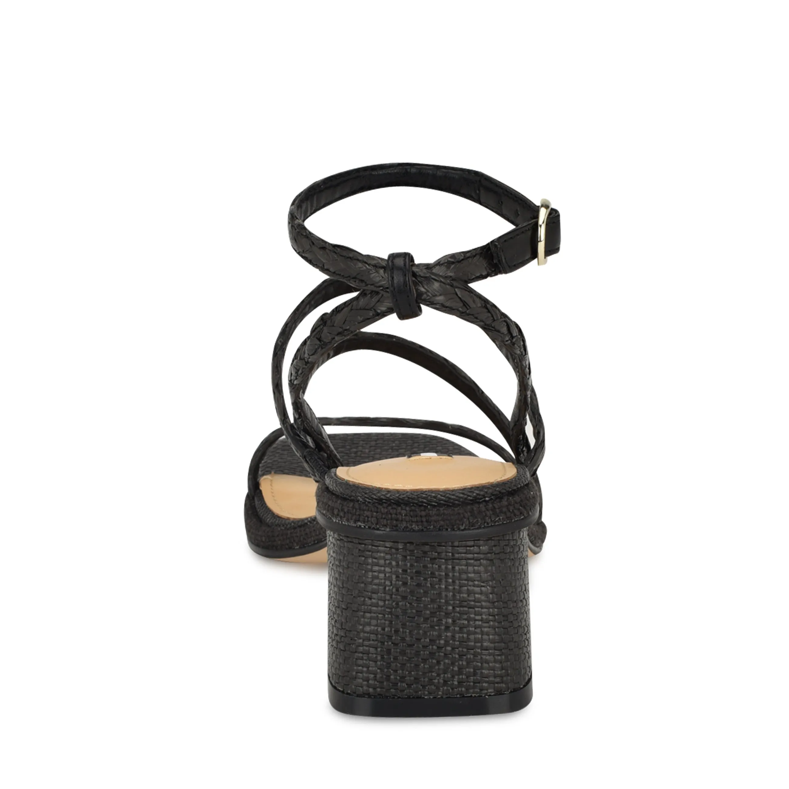 Emolly Raffia Block Heel Sandals