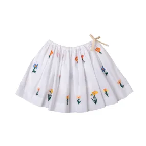 GARDEN SKIRT-White