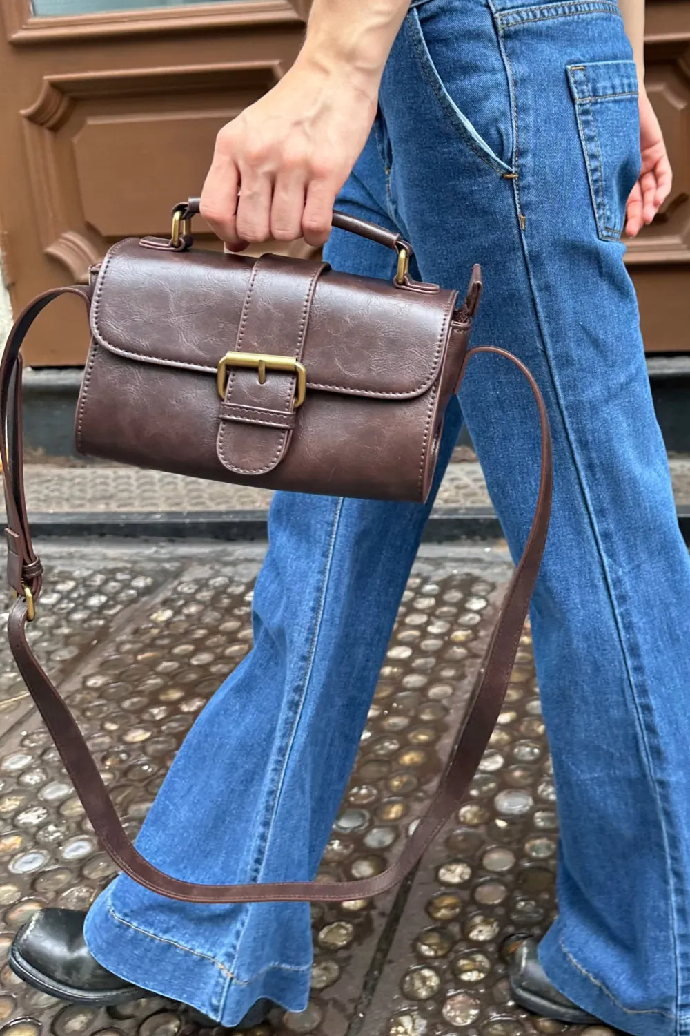 Handle Buckle Bag