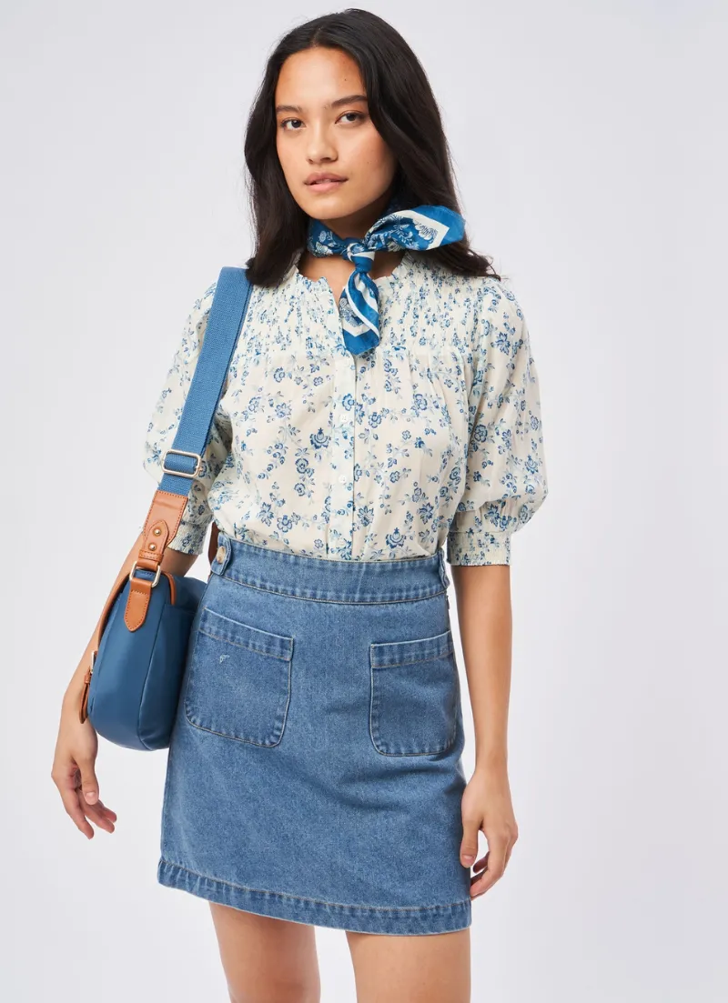 Jamila Denim Skirt