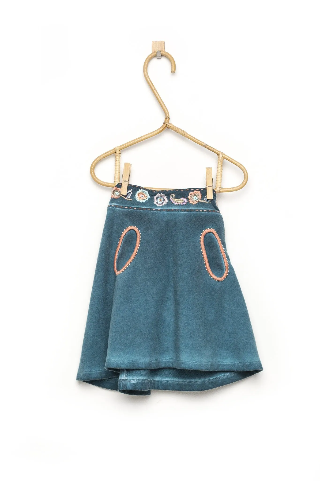 Kids Vintage Jogger Mini Skirt