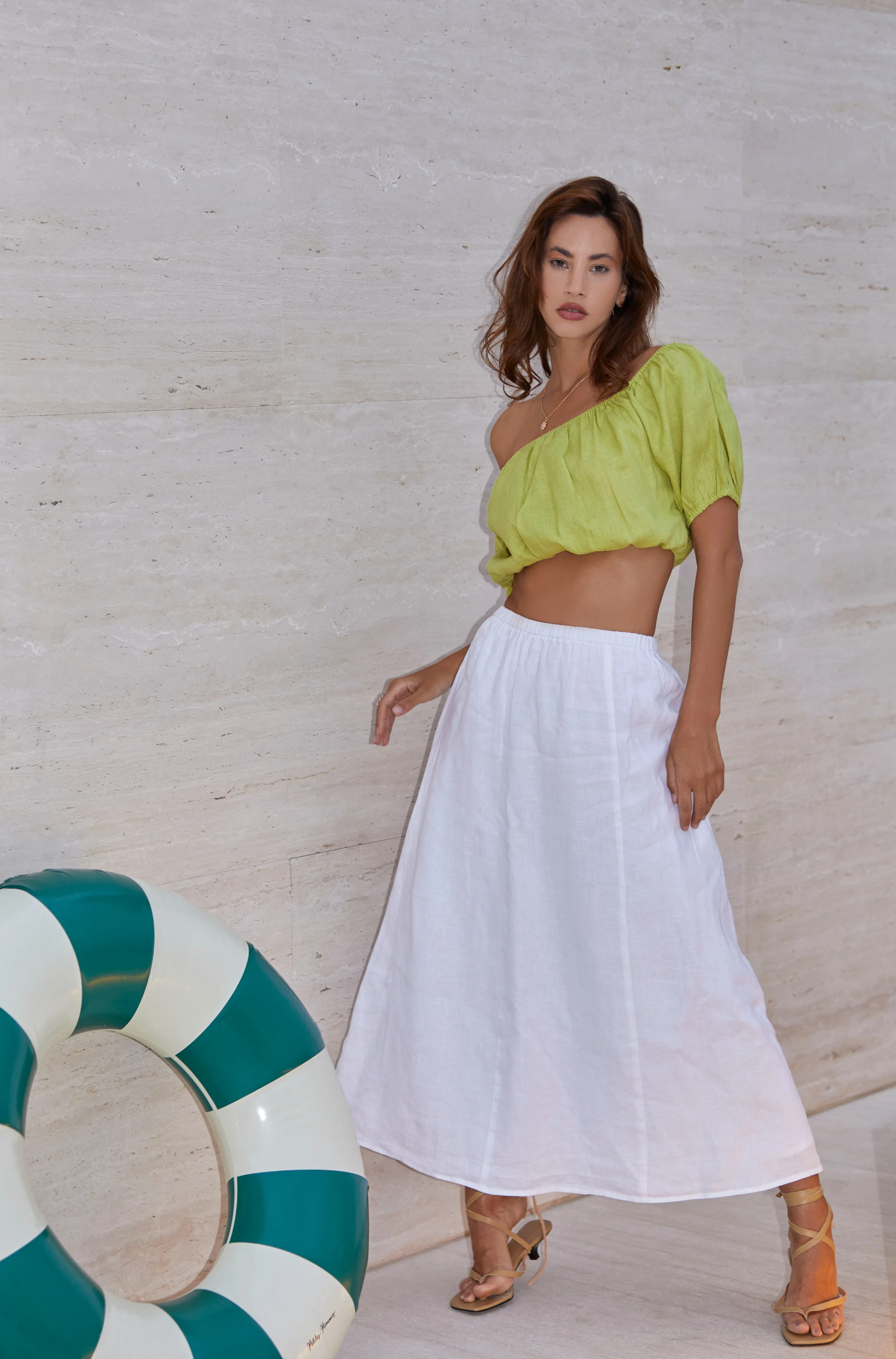 LYNN SKIRT LINEN