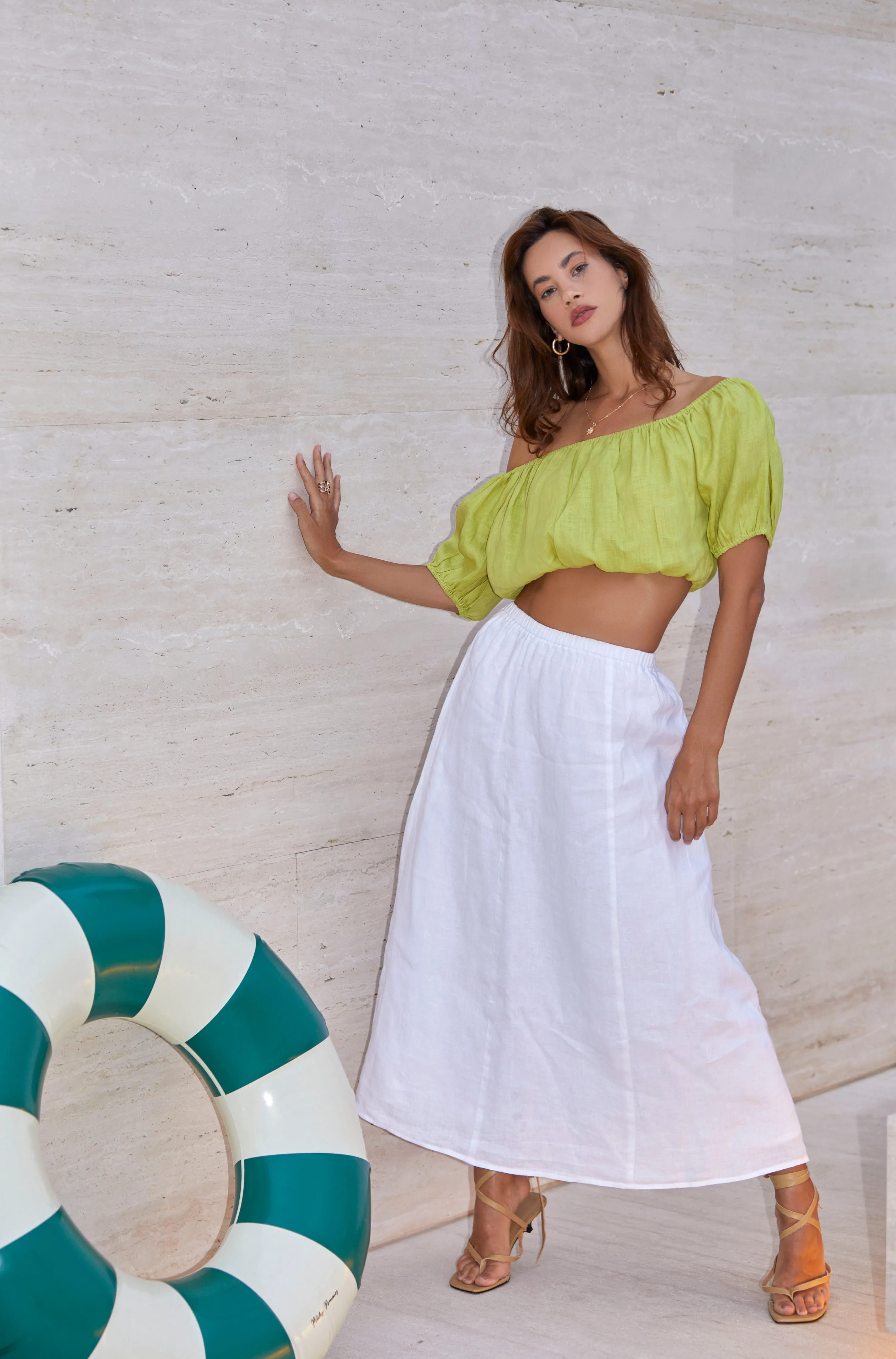 LYNN SKIRT LINEN