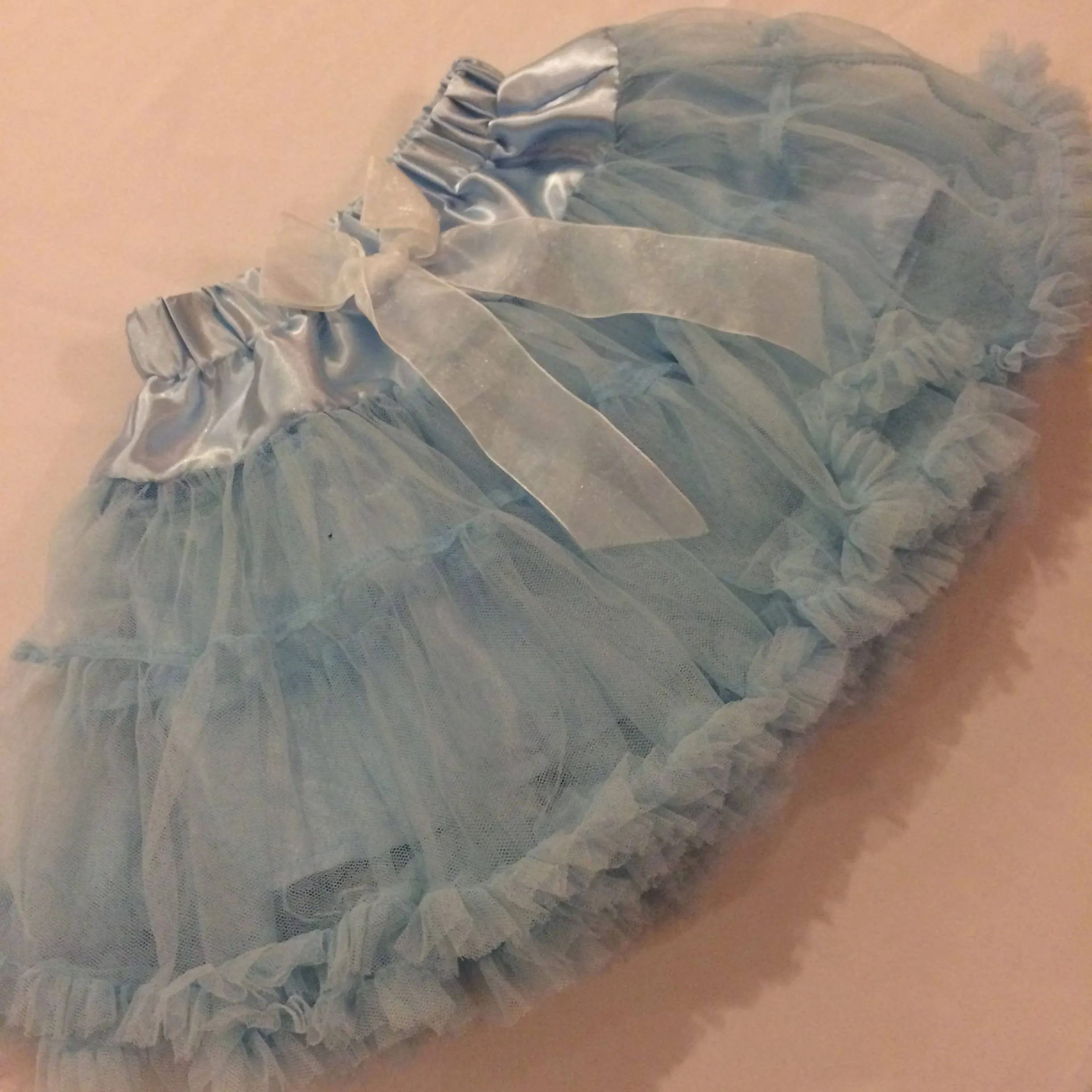 Maggie Devos-Girl Aqua tulle skirt-2-3T