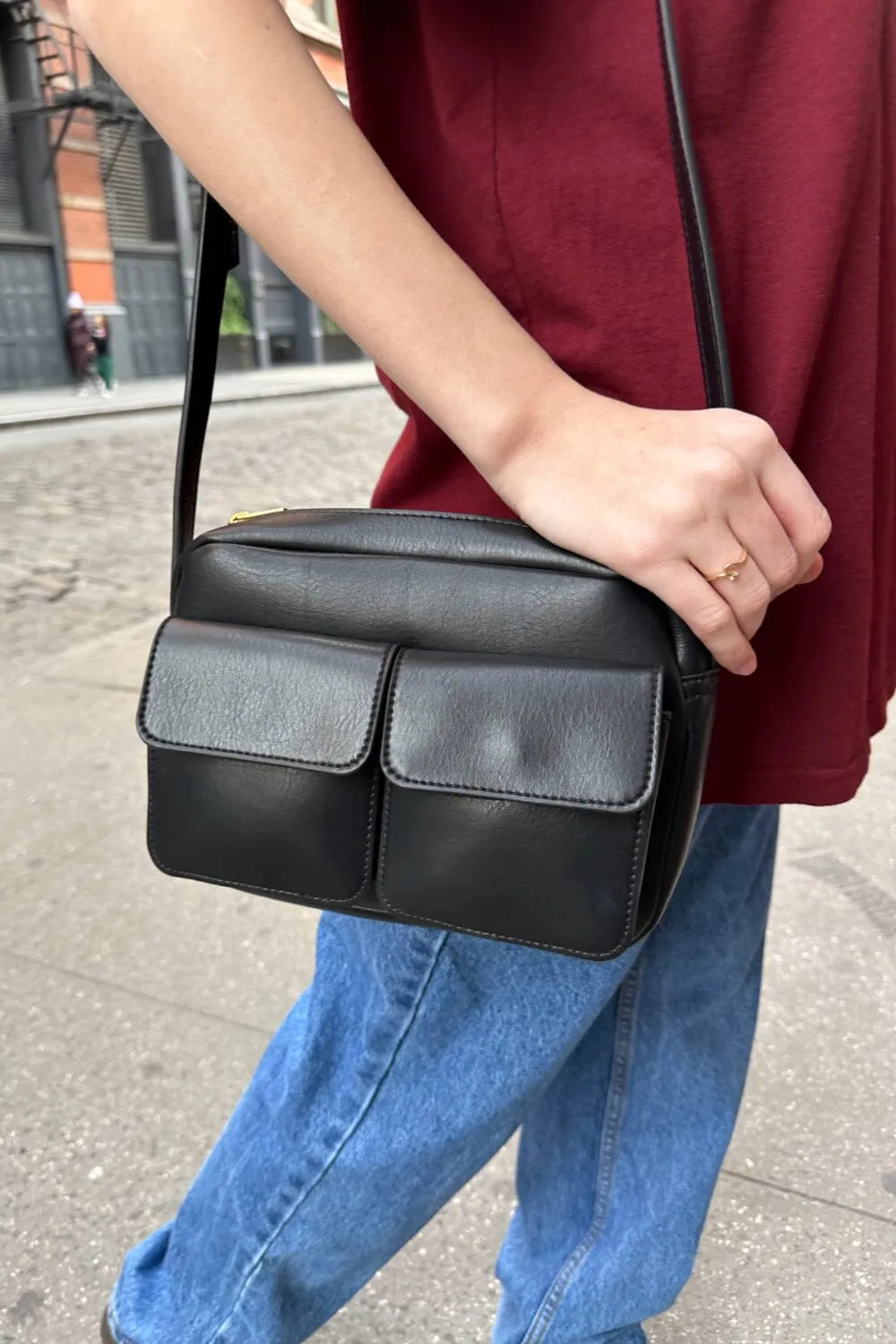 Multi Pocket Shoulder Bag