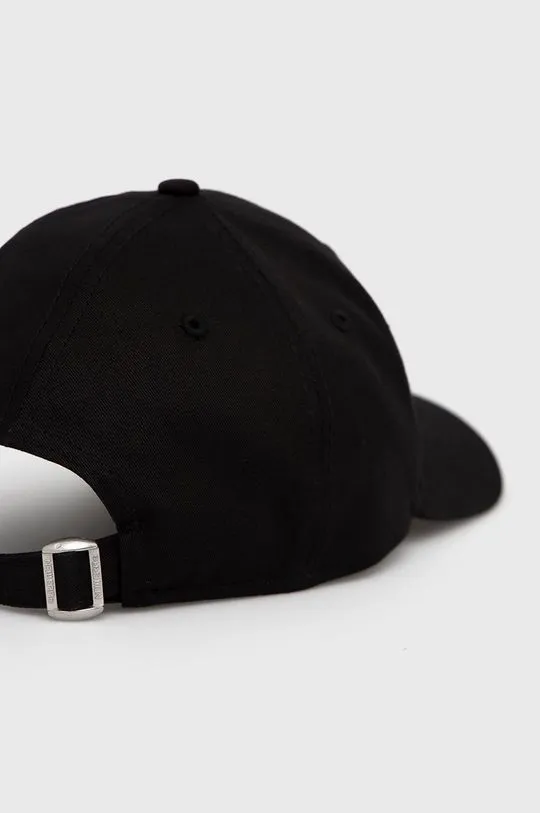 New Era cotton baseball cap black color