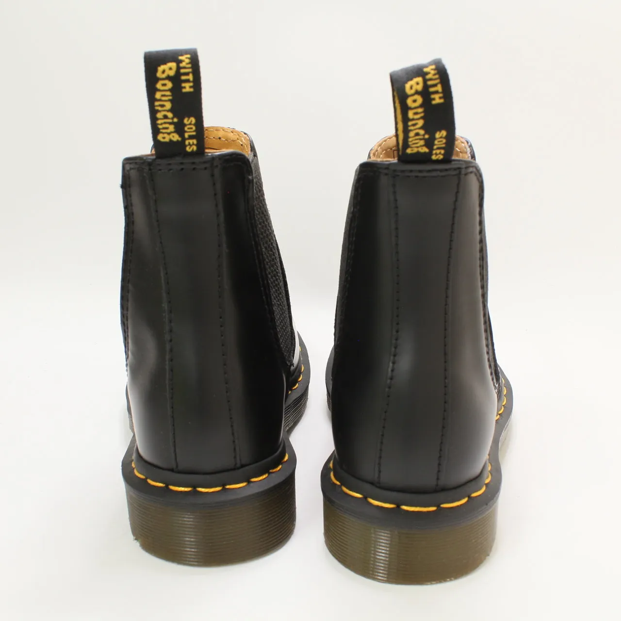 Odd Sizes - Womens Dr. Martens 2976 Chelsea Boot Black Leather - UK Sizes Right 4/Left 3