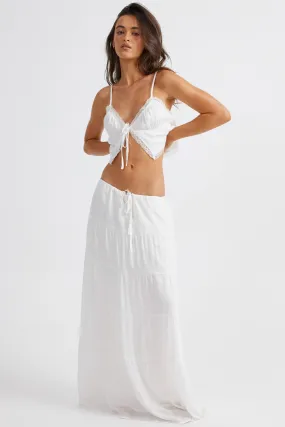 Ophelia Maxi Skirt - White