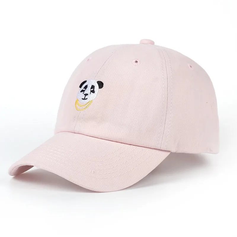 Panda Gold Chains Baseball Cap