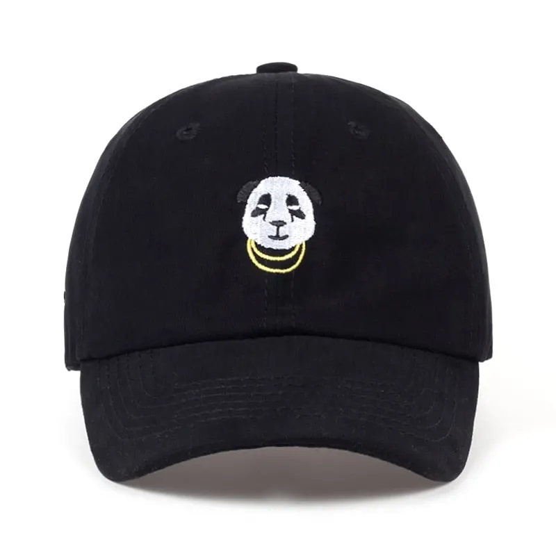 Panda Gold Chains Baseball Cap