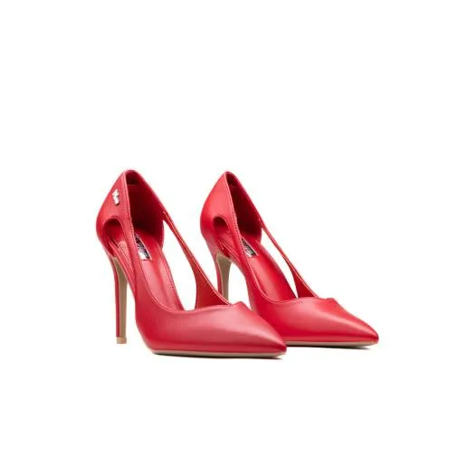 Plum Pl081282 Ladies Faith Heels Red