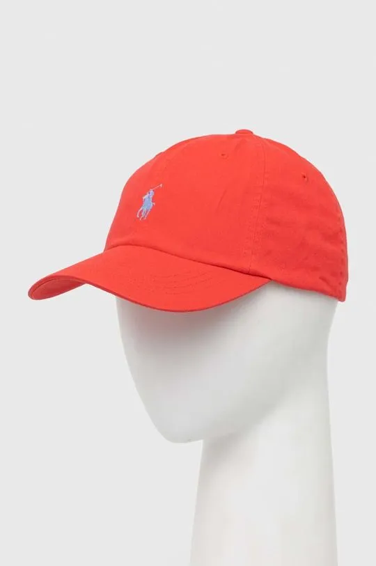 Polo Ralph Lauren cotton baseball cap red color 710667709