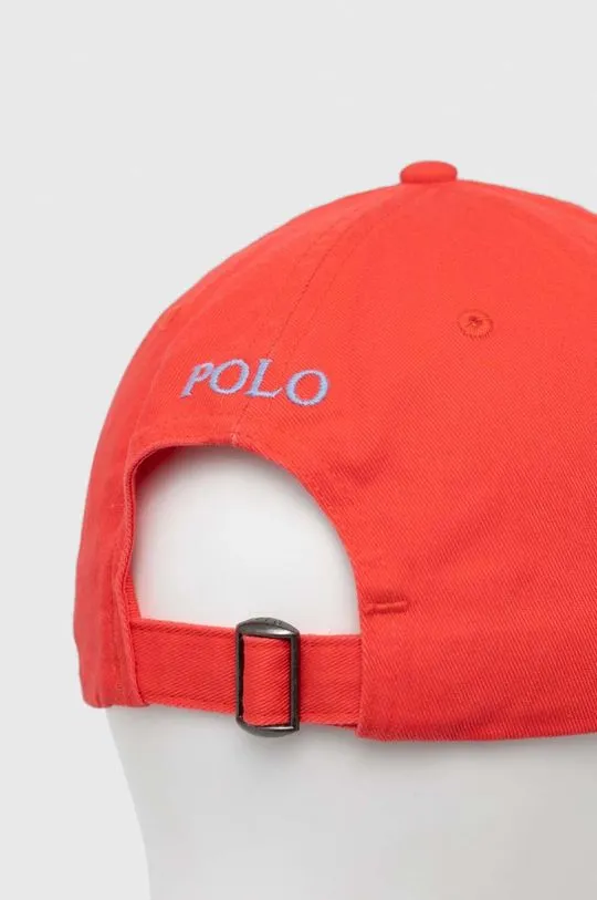 Polo Ralph Lauren cotton baseball cap red color 710667709