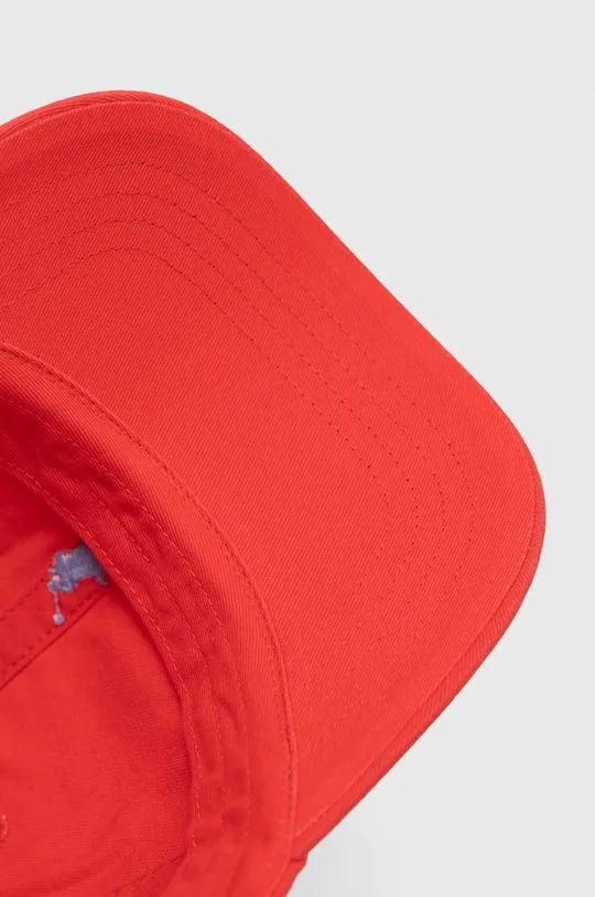 Polo Ralph Lauren cotton baseball cap red color 710667709