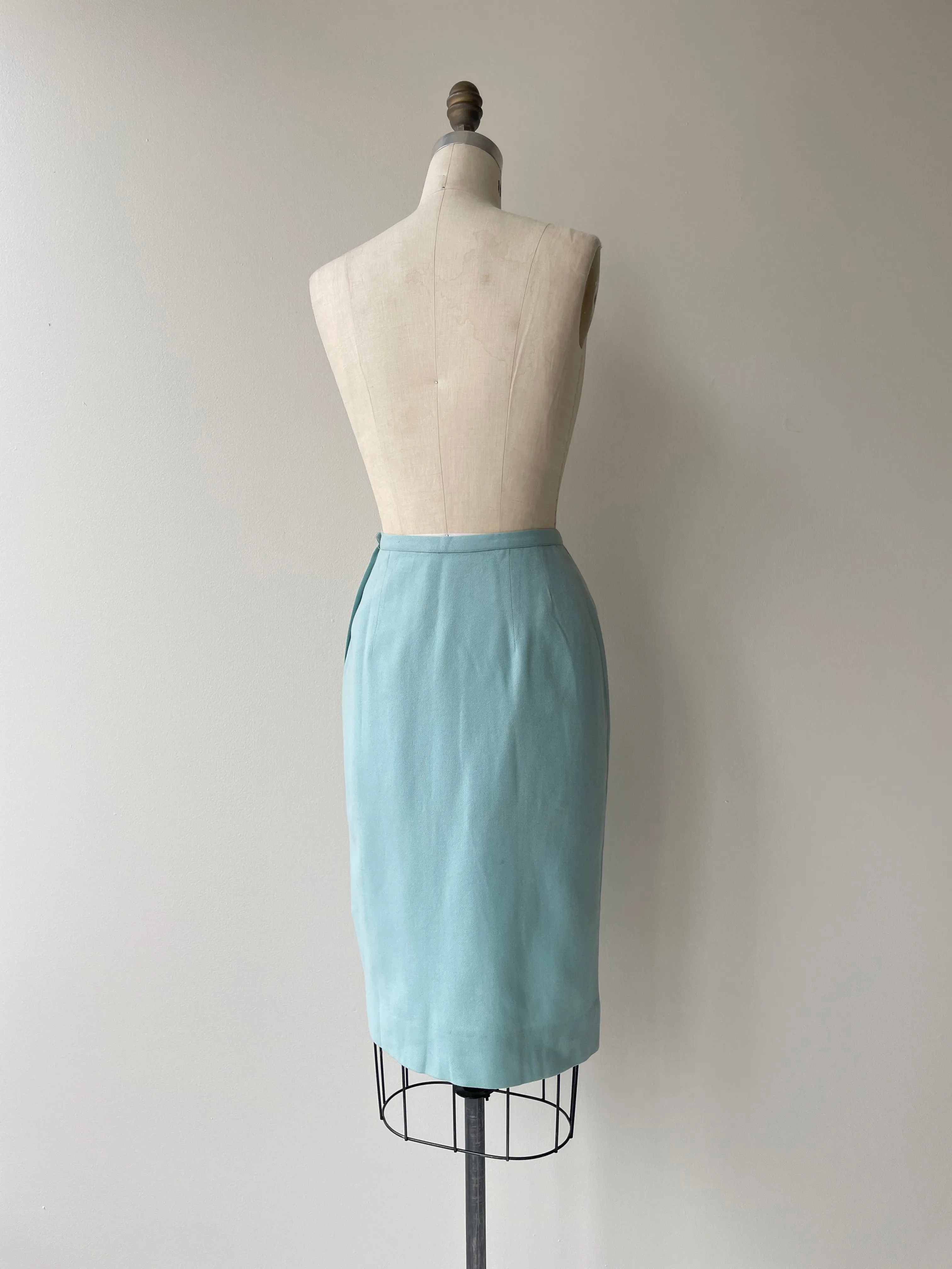 Robin's Egg 1950s Skirt