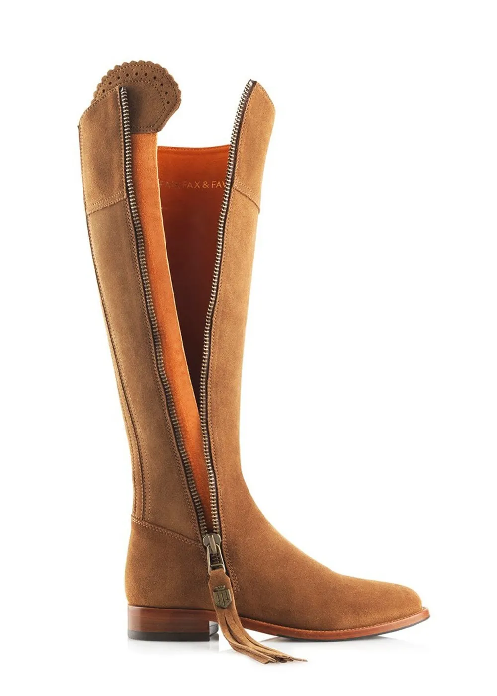 Suede Regina Narrow Fit Boots