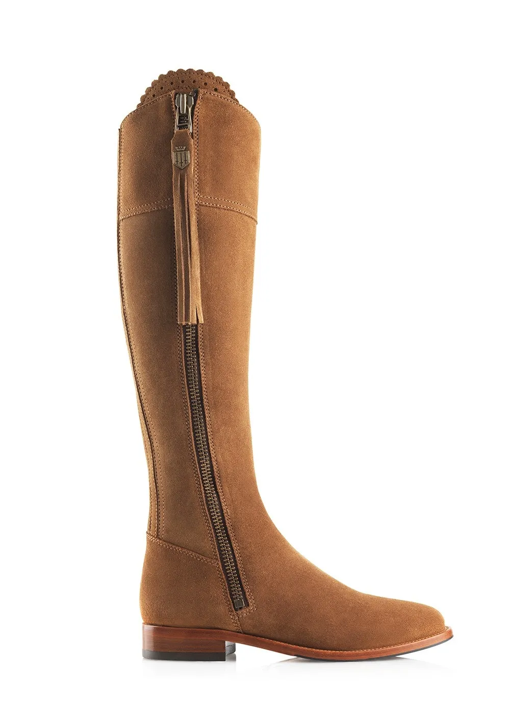 Suede Regina Narrow Fit Boots