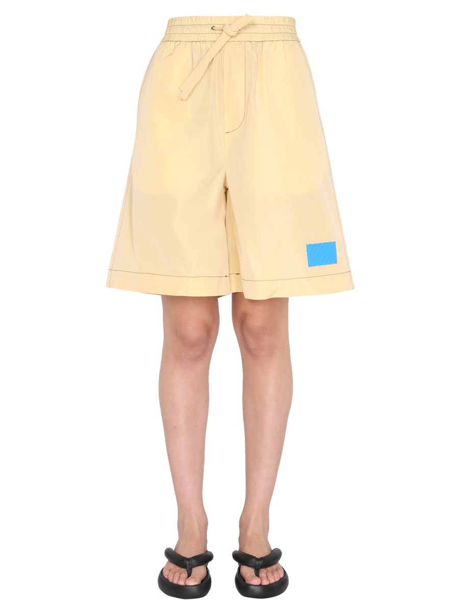 SUNNEI    PATCH AND ELASTIC WAIST SHORTS