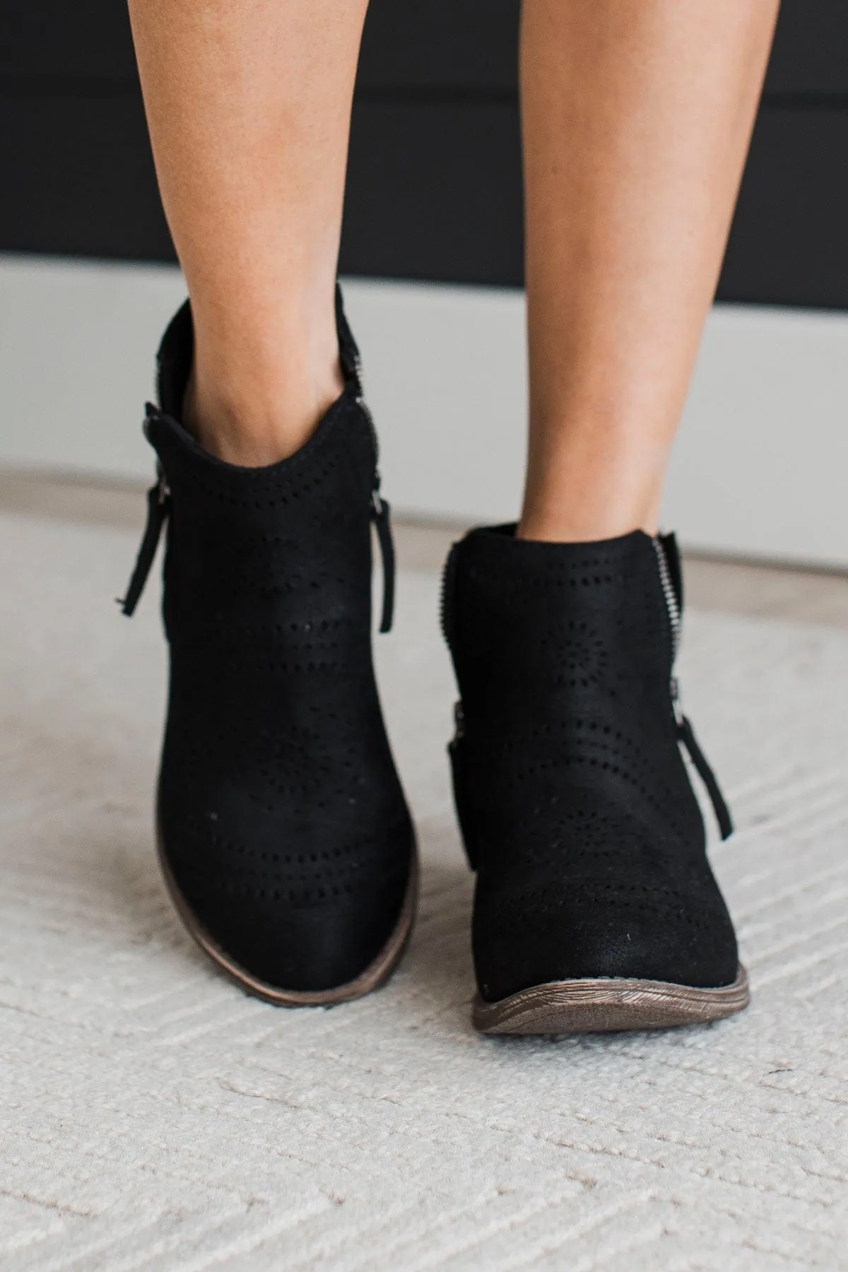 Very G Lisette Booties- Black