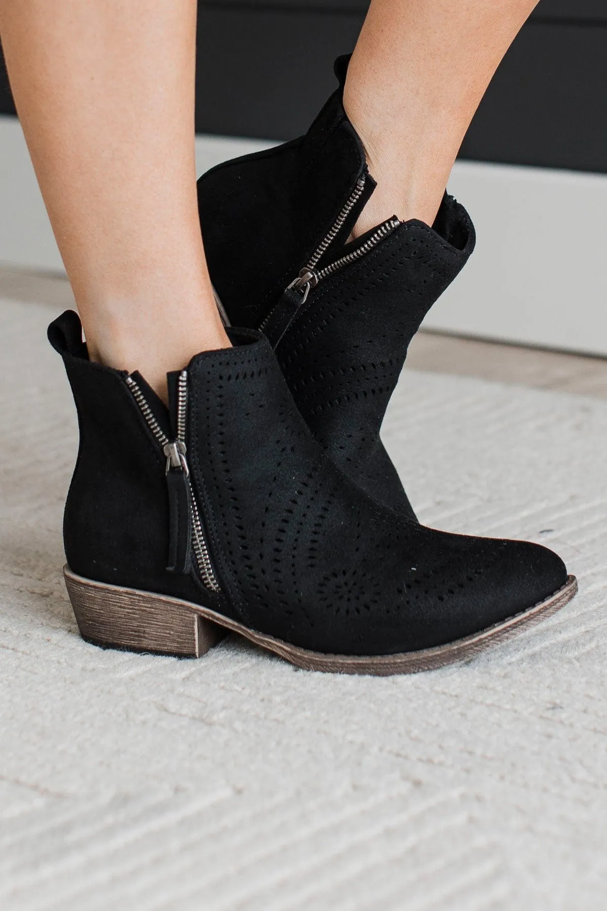 Very G Lisette Booties- Black