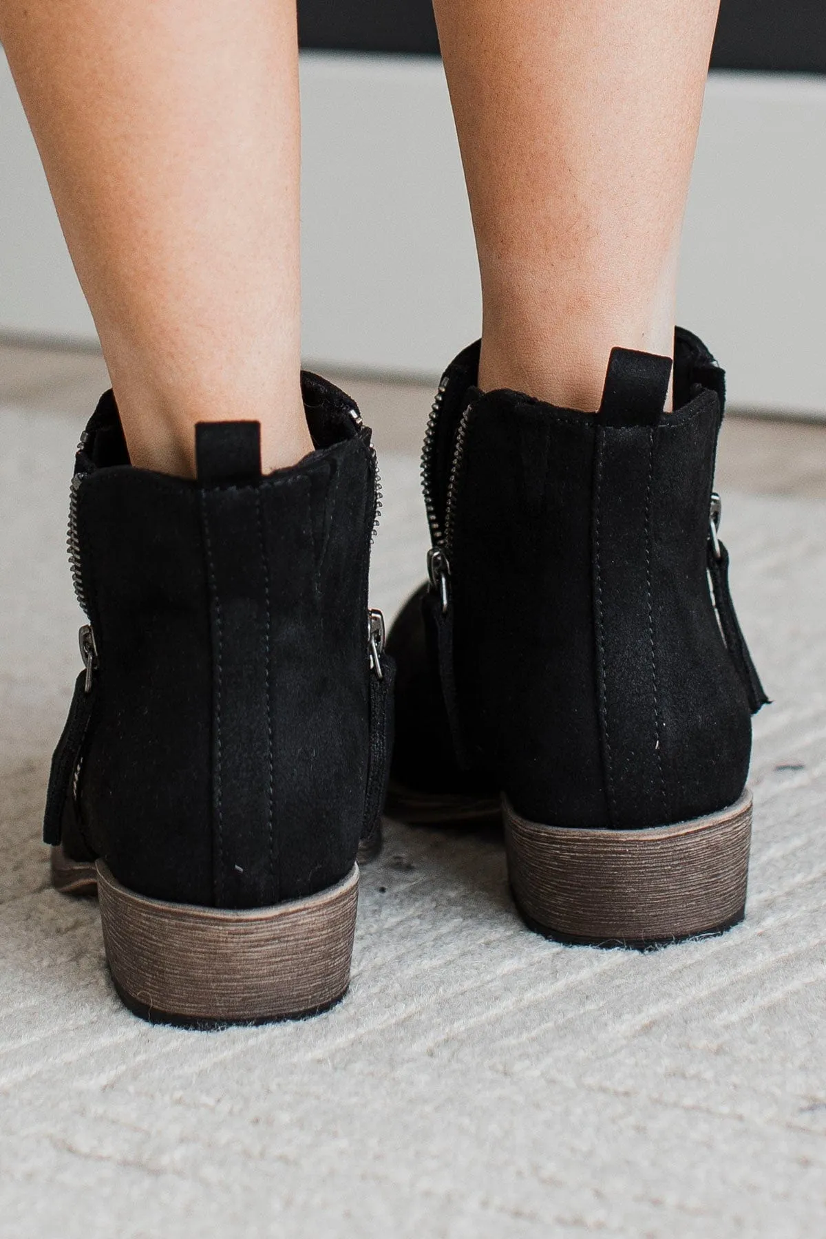 Very G Lisette Booties- Black