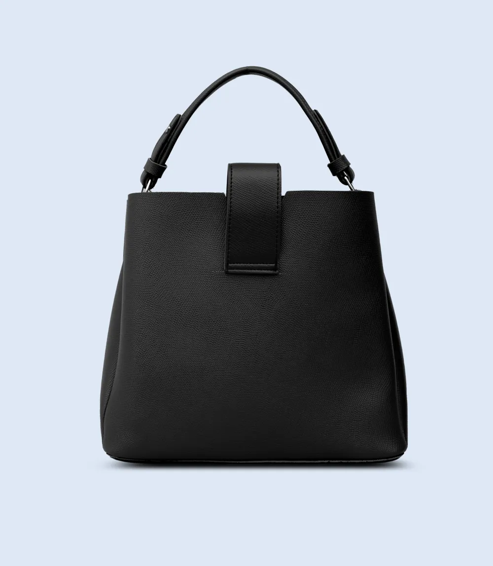 WB2787-BLACK-Women Shoulder Bag