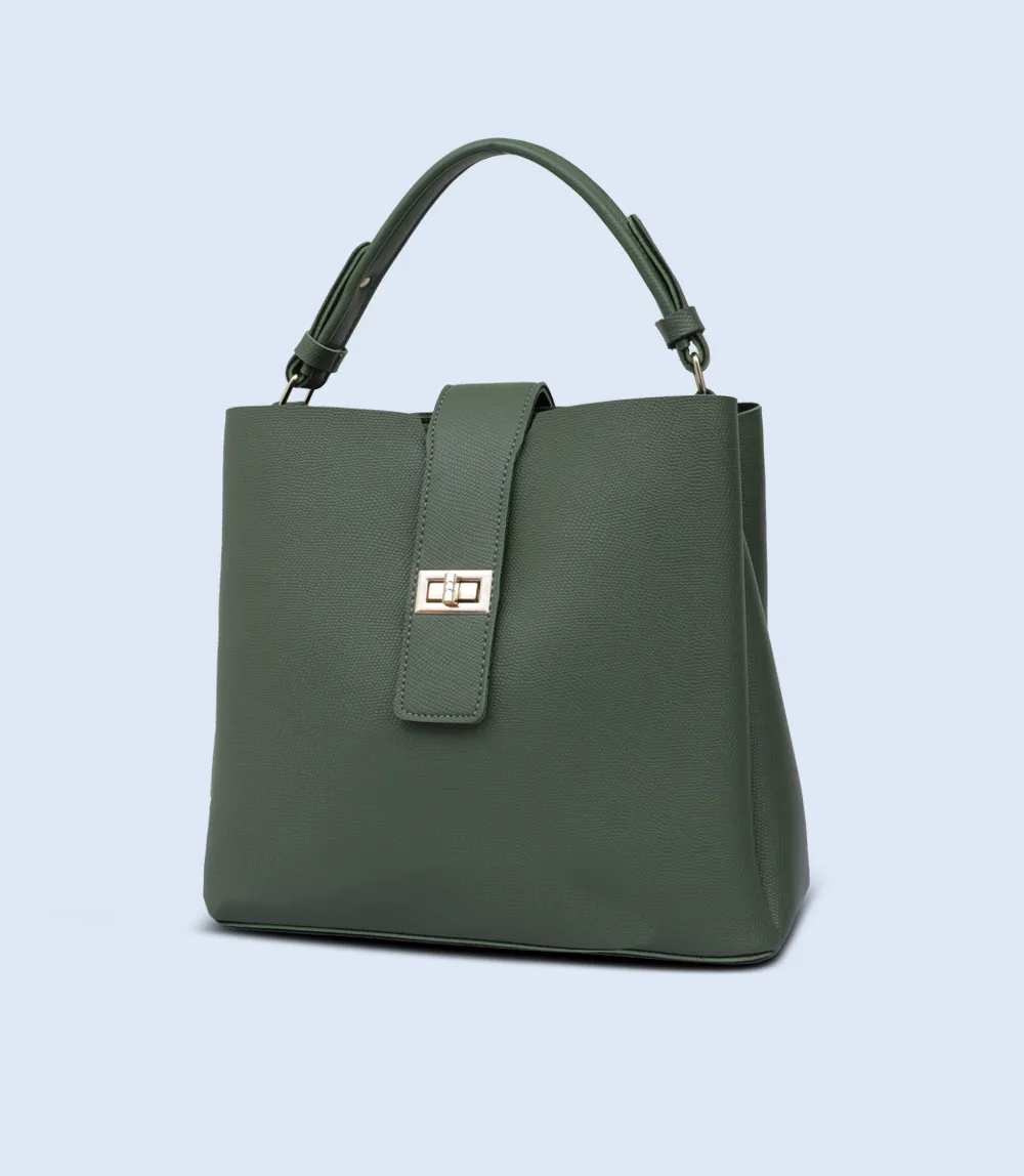 WB2787-DARK GREEN-Women Shoulder Bag