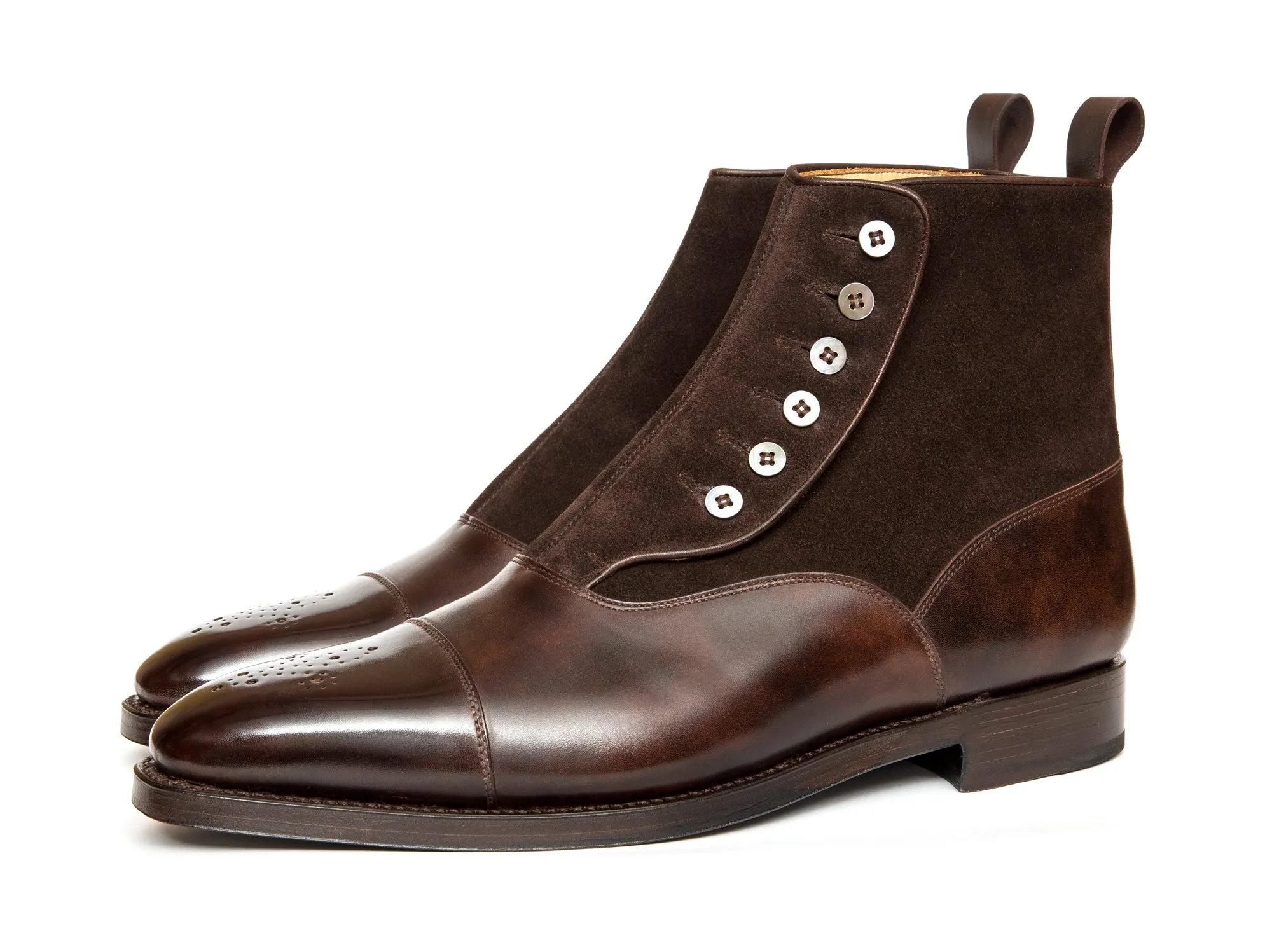 Westlake - MTO - Dark Brown Museum Calf / Dark Brown Suede