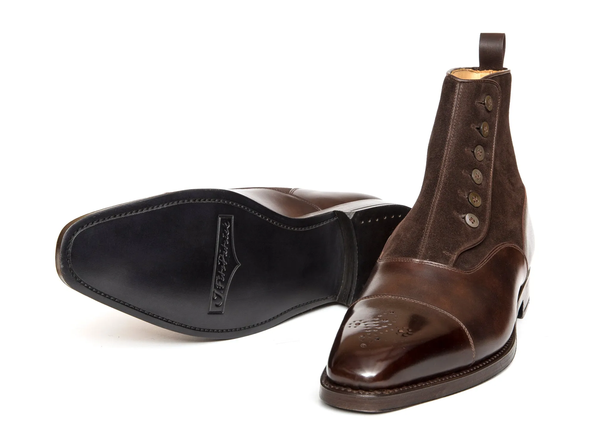 Westlake - MTO - Dark Brown Museum Calf / Dark Brown Suede