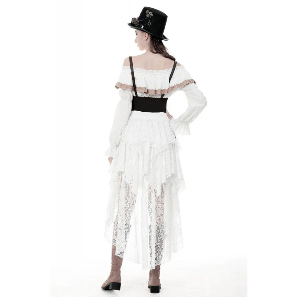 Women's Vintage Gorgeous Ruffled Cocktail Skirts